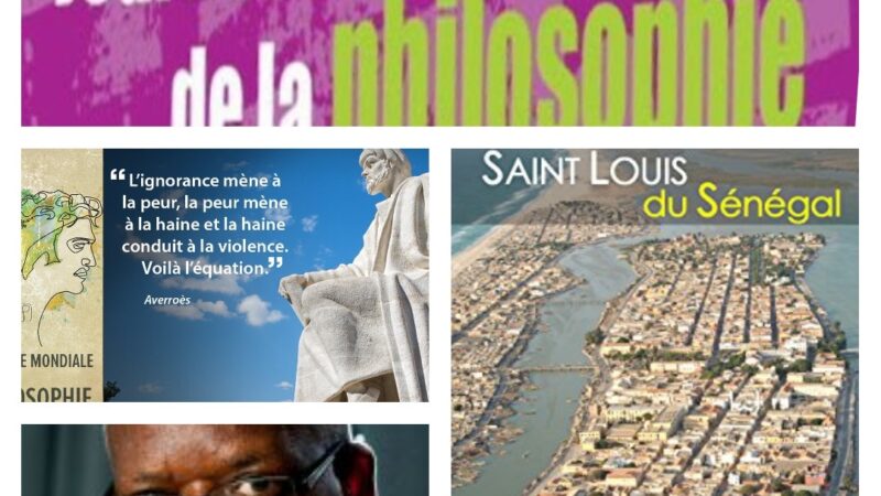 PROJET DE PROGRAMME JOURNEE MONDIALE DE LA PHILOSOPHIE à ST Louis du Sénégal-Pr Alpha SY