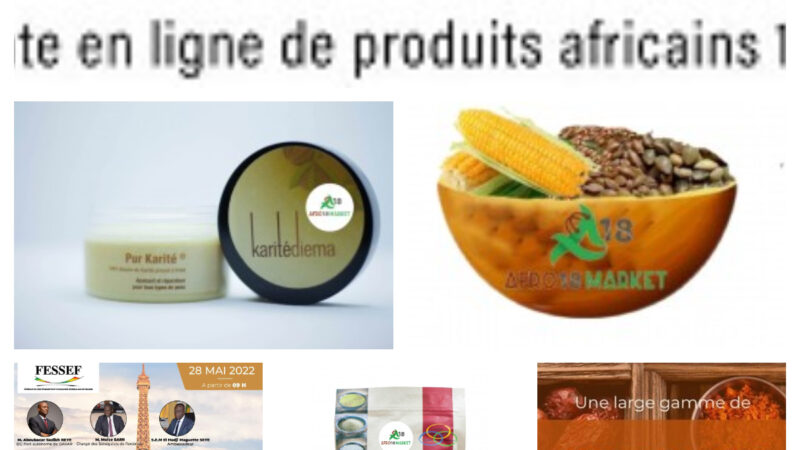 La fessef La fédération des étudiants et stagiaires sénégalais de France et AFRO18 Market- Produits africains 100% naturels