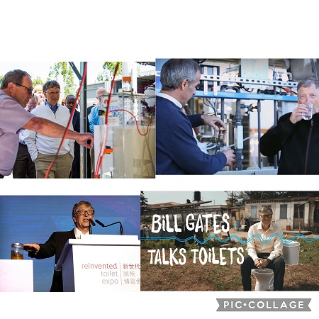 L’Afrique du Sud, laboratoire vivant des toilettes de demain-La main de Bill Gates