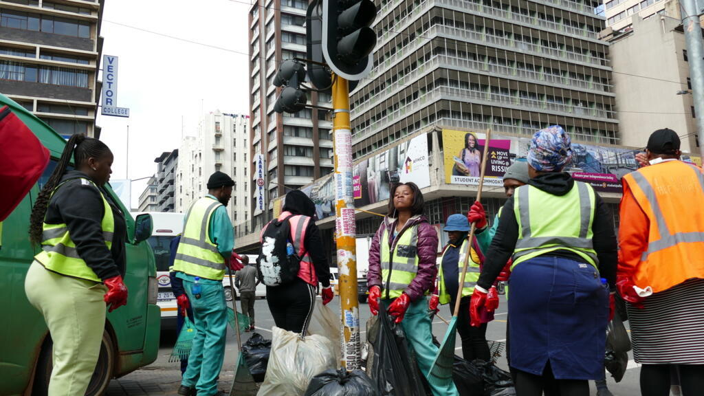 Les rues de Johannesburg nettoyées en amont du G20 prévu pour novembre