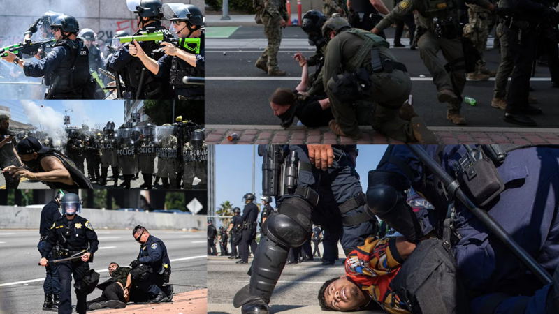Des arrestations à Los Angeles sous couvre-feu, la Garde nationale au Texas