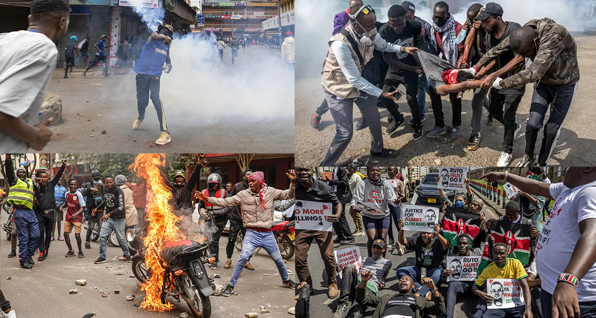 Au Kenya, la colère après des affrontements entre des manifestants, la police et des « voyous » à moto