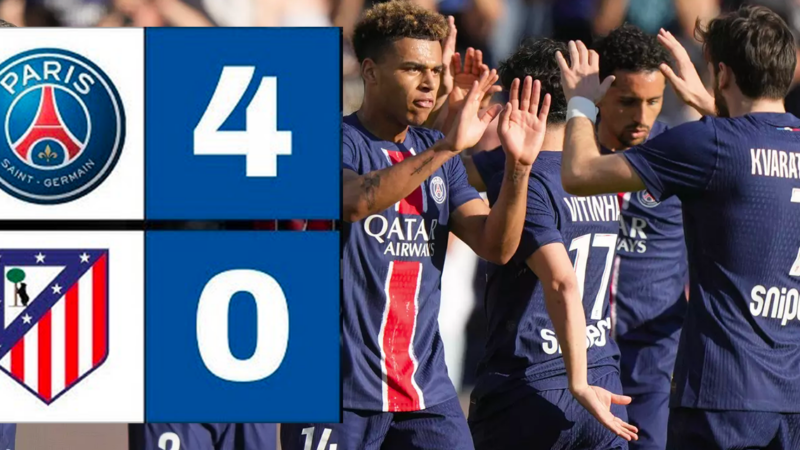 Coupe du monde des clubs : le PSG corrige l’Atlético de Madrid (4-0)