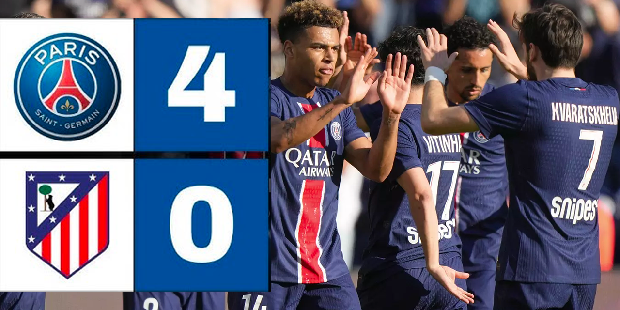 Coupe du monde des clubs : le PSG corrige l’Atlético de Madrid (4-0)