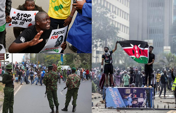 Kenya : Des centaines de manifestants ont défilé jeudi dans les rues de Nairobi