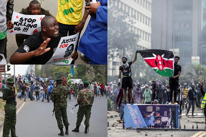 Kenya : Des centaines de manifestants ont défilé jeudi dans les rues de Nairobi