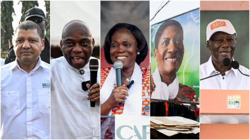 Présidentielle en Côte d’Ivoire: les candidats s’activent dans la dernière ligne droite