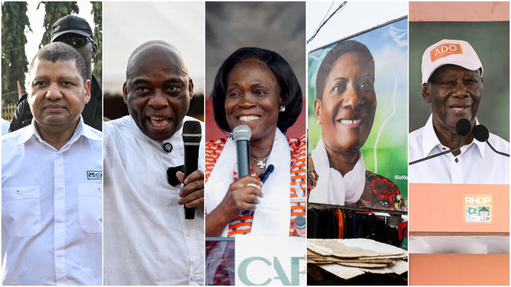 Présidentielle en Côte d’Ivoire: les candidats s’activent dans la dernière ligne droite