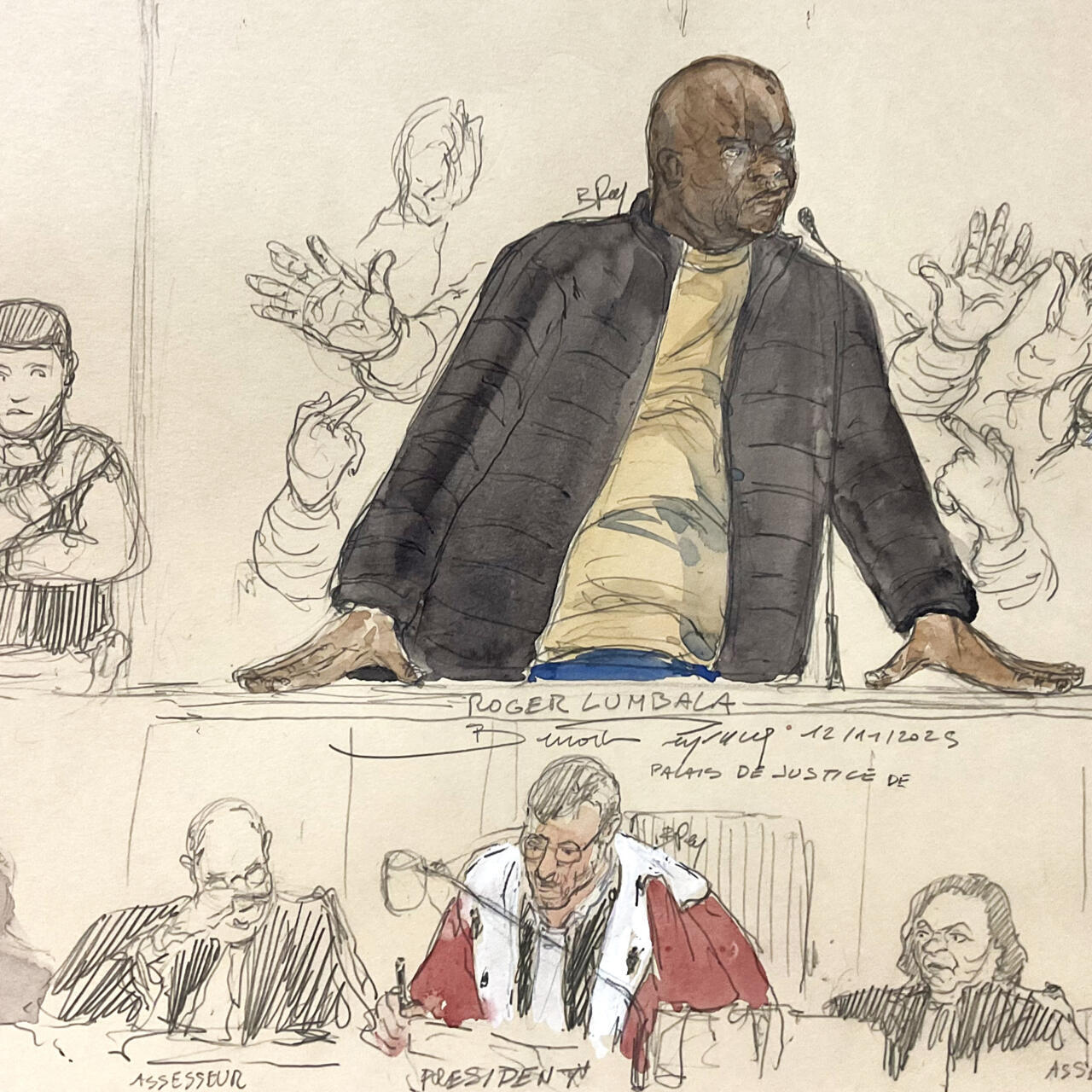 Est de la RDC: une ONG dénonce les «techniques de distraction» de l’ex-chef rebelle Lumbala à son procès à Paris