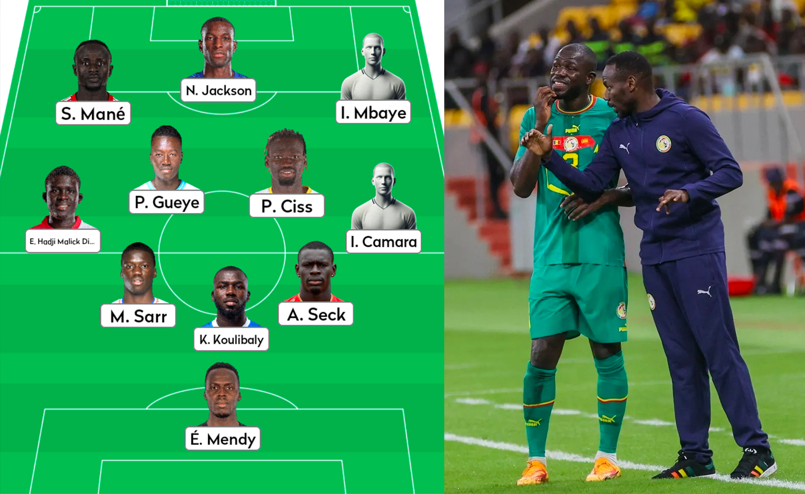 L’équipe du Sénégal joue plus offensif avec Pape Thiaw (3-4-3)
