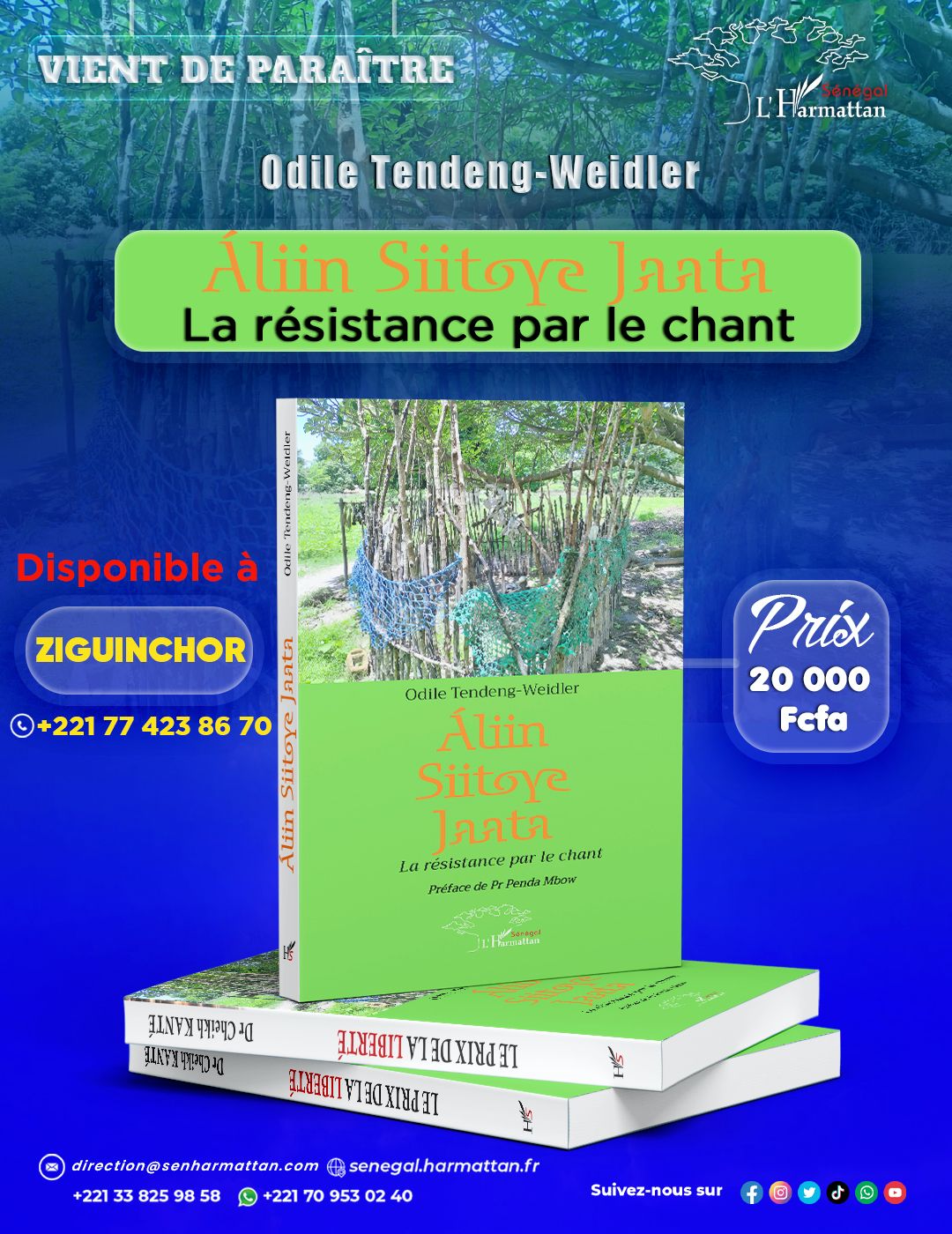 Áliin Siitoye Jaata – La résistance par le chant- Odile Tendeng-Weidler,
