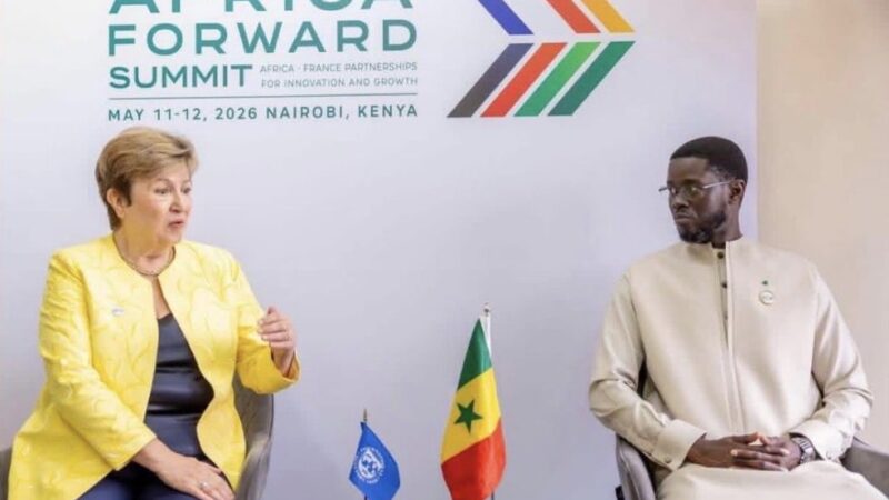 Nairobi – Rencontre Diomaye – Georgieva : un dialogue complexe depuis deux ans
