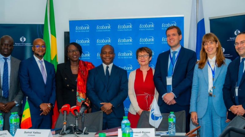Financements : La Berd accorde près de 10 milliards à Ecobank Sénégal
