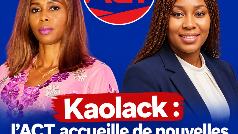 Kaolack : l’ACT accueille de nouvelles figures politiques et renforce son ancrage local